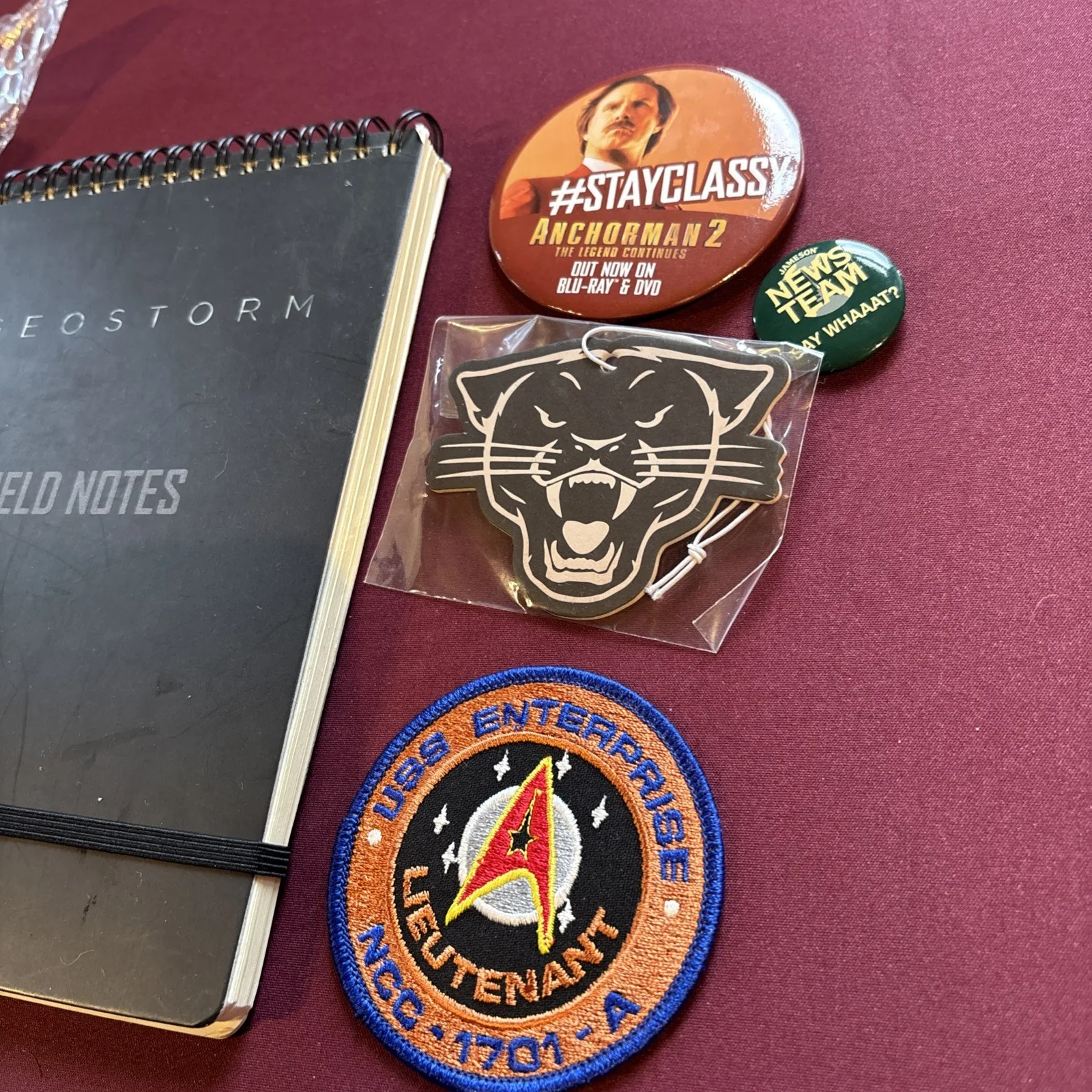 Cult Film Memorabilia Bundle (Star Trek, Gladiator 2, Anchorman, Indiana Jones), image 2