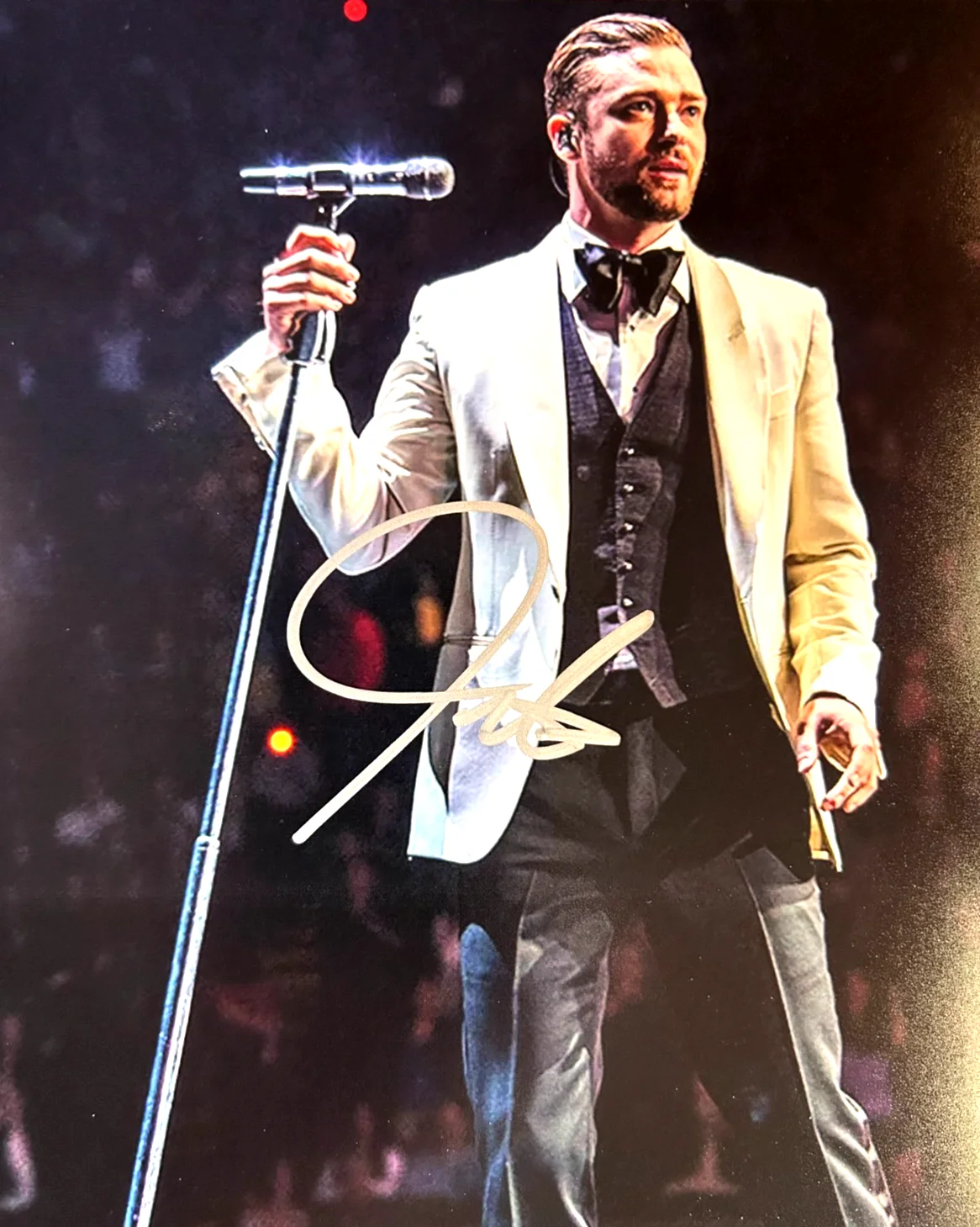 JUSTIN TIMBERLAKE Signed Authentic Original 8x10" REAL Autograph w/COA, image 3