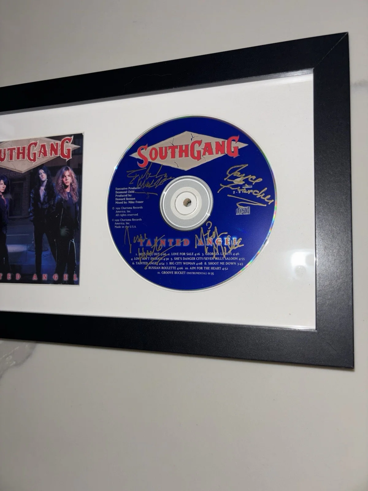 SouthGang, Tainted Angel, CD Signed X All Band Members: Butch Walker + Very Rare, изображение 2