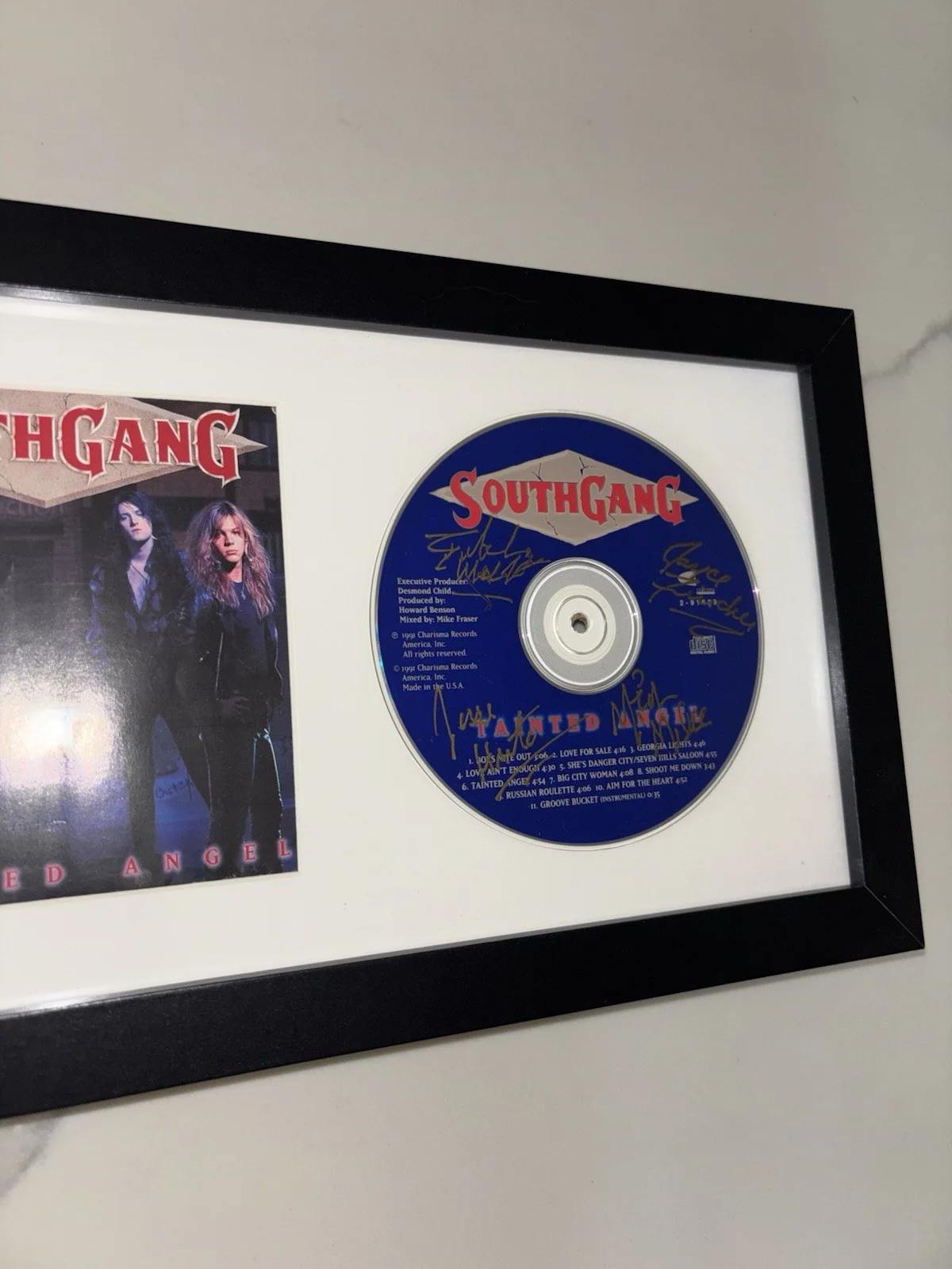 SouthGang, Tainted Angel, CD Signed X All Band Members: Butch Walker + Very Rare, изображение 3