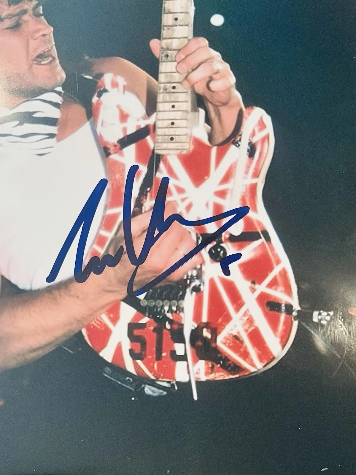 Eddie Van Halen RIP Signed 8x10 Photo PSA/DNA Gem Mint 10 RARE, изображение 3