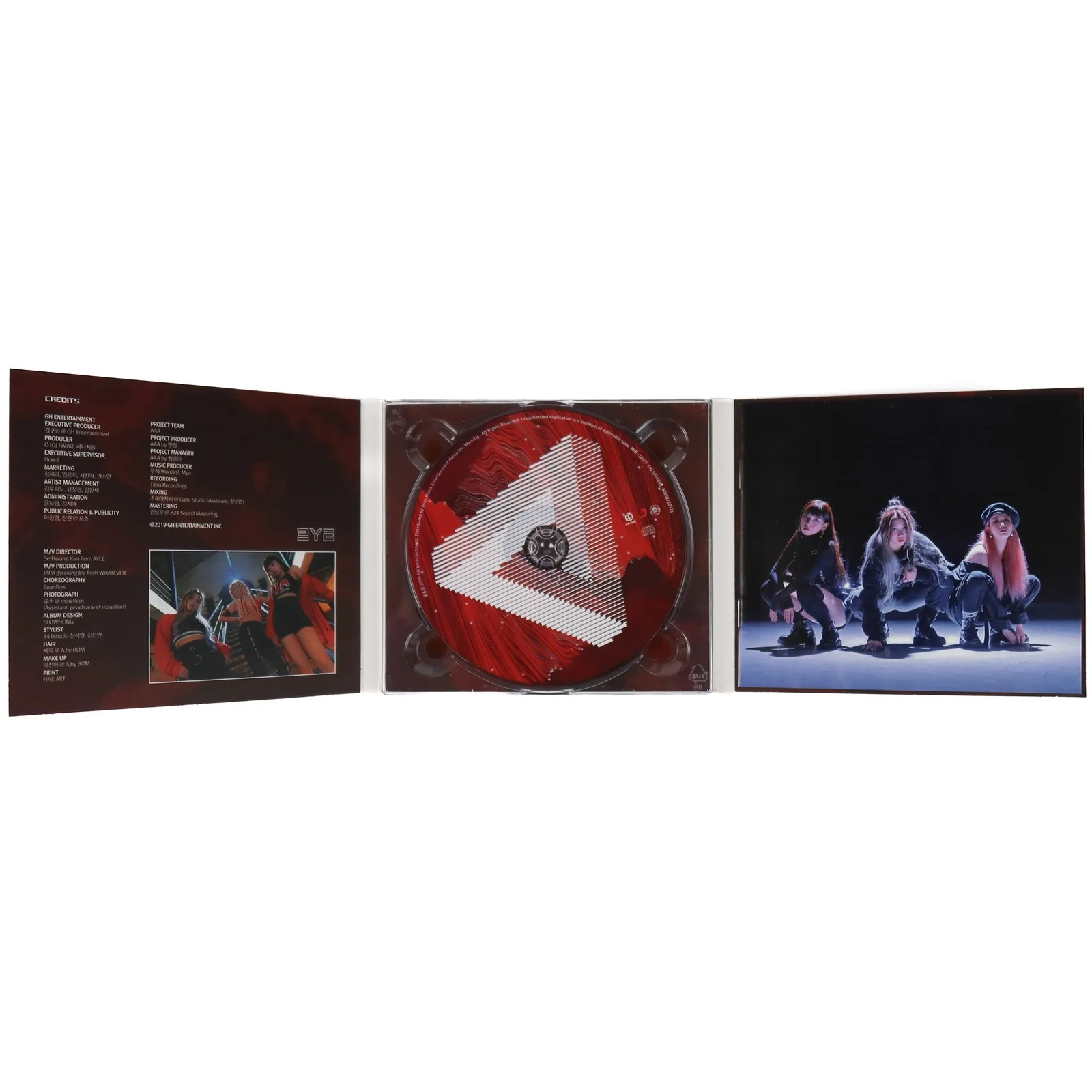 3YE - OOMM 2nd Single Album Signed Autographed Promo CD K-Pop 2019, image 2