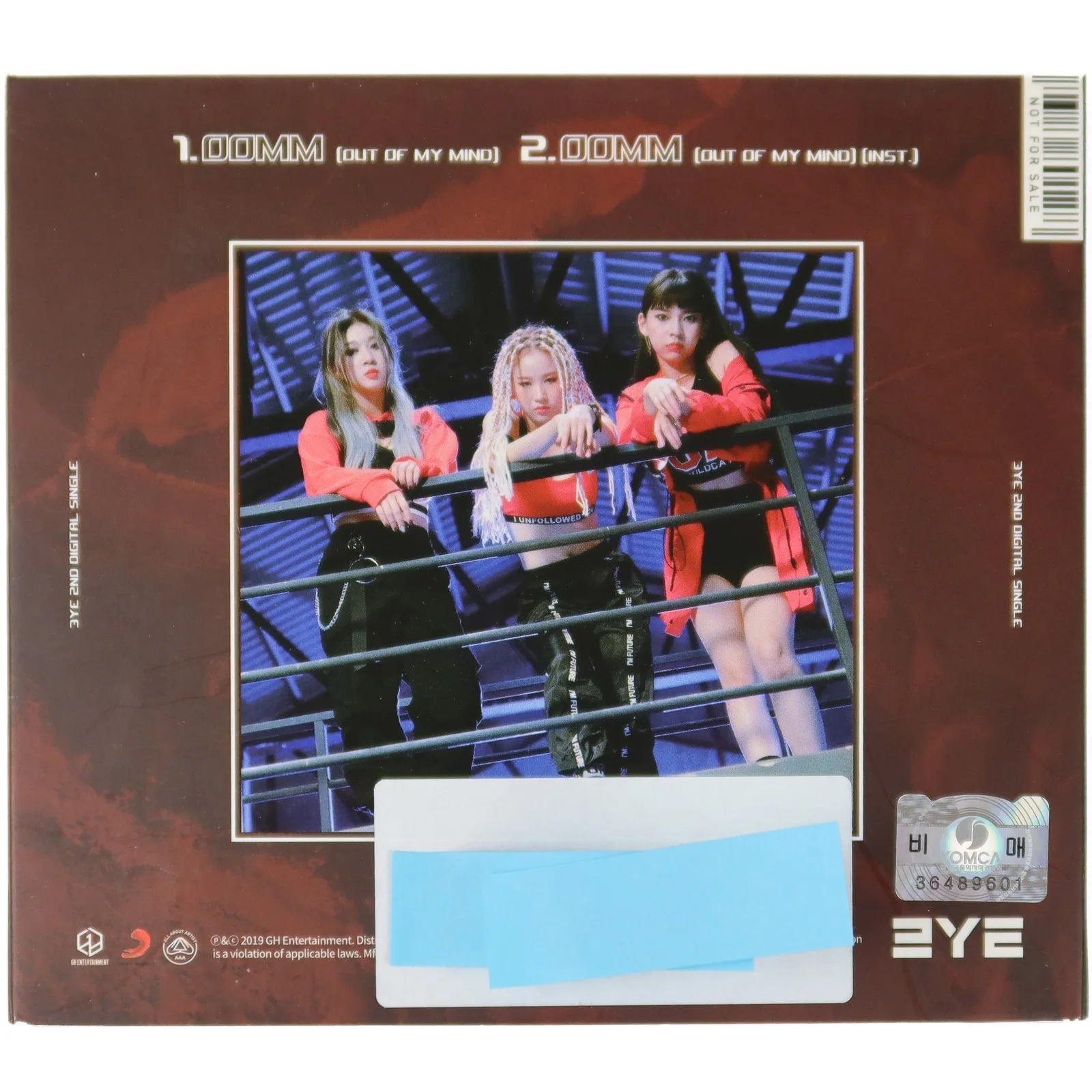 3YE - OOMM 2nd Single Album Signed Autographed Promo CD K-Pop 2019, image 3