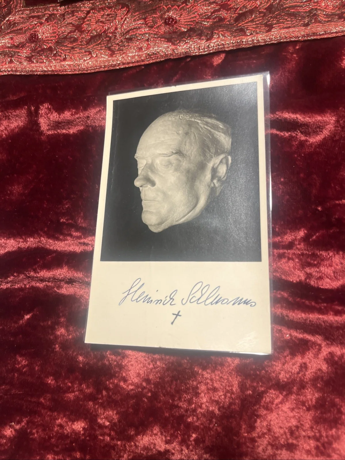 Italian Artist Signed Photo Unknown Photo, image 3