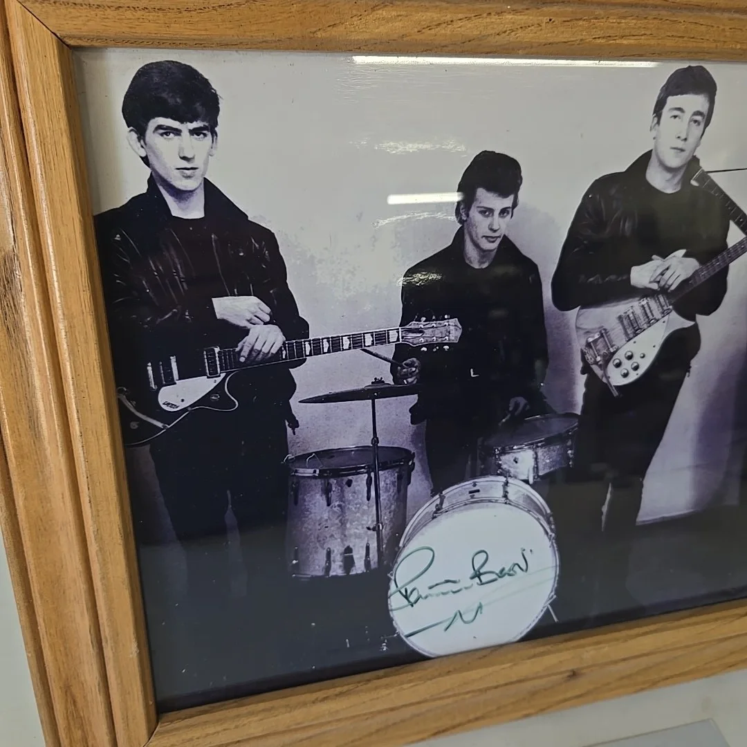 Pete Best signed autograph original Beatles drummer 11x14 W/coa, image 2