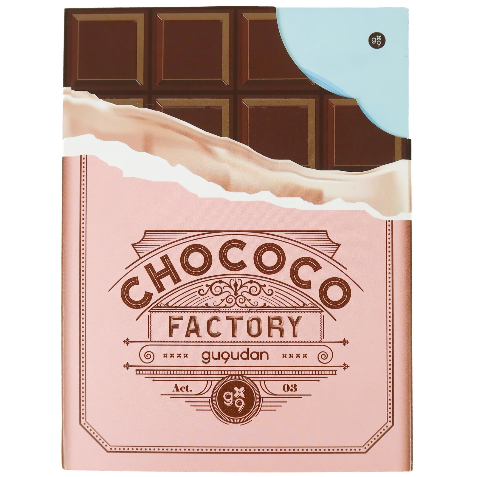 Gugudan - Act. 3 Chococo Factory 1st Single Album Signed Promo CD 2017, изображение 3