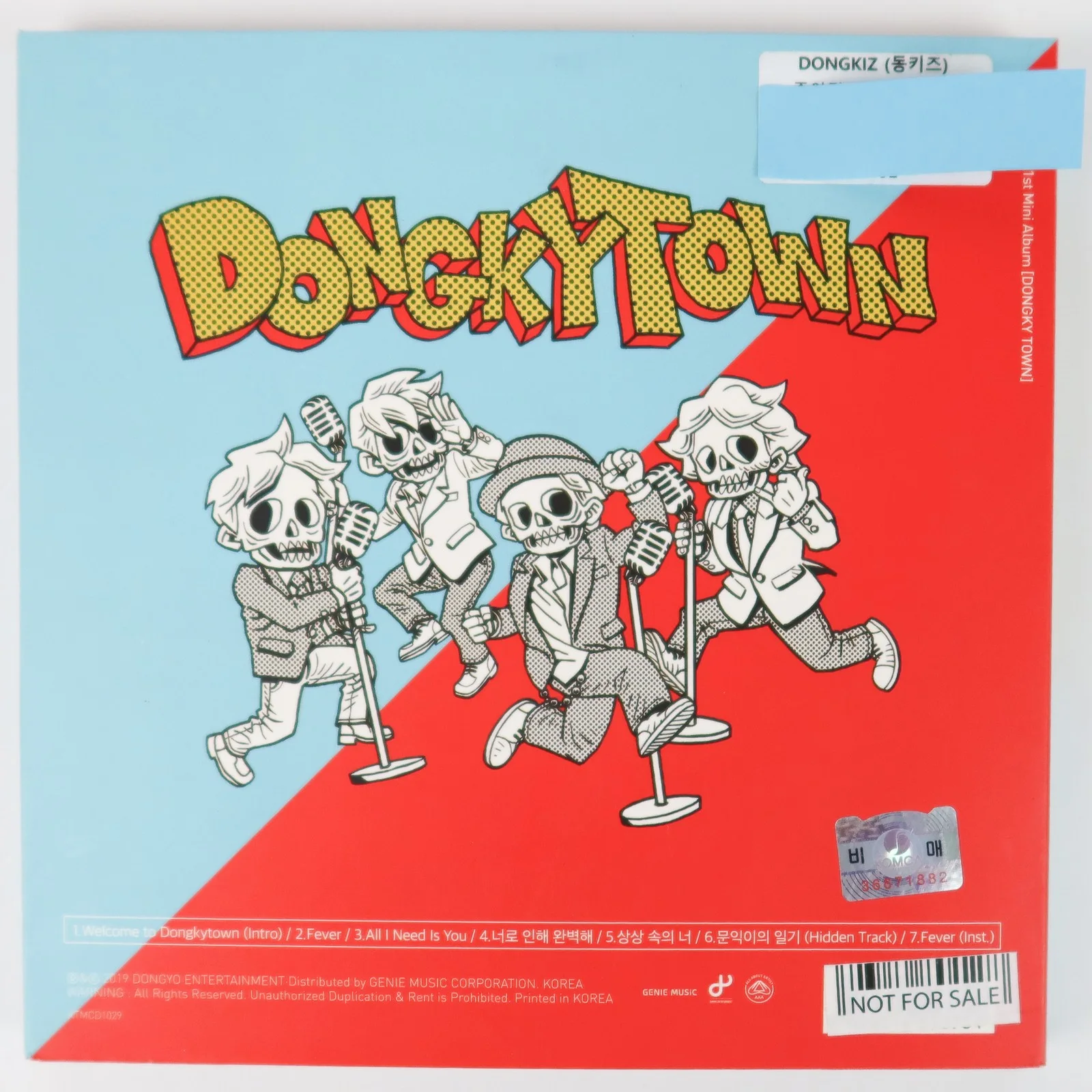 Dongkiz - Dongky Town 1st Mini Album Signed Autographed Promo CD 2019 DKZ, изображение 4