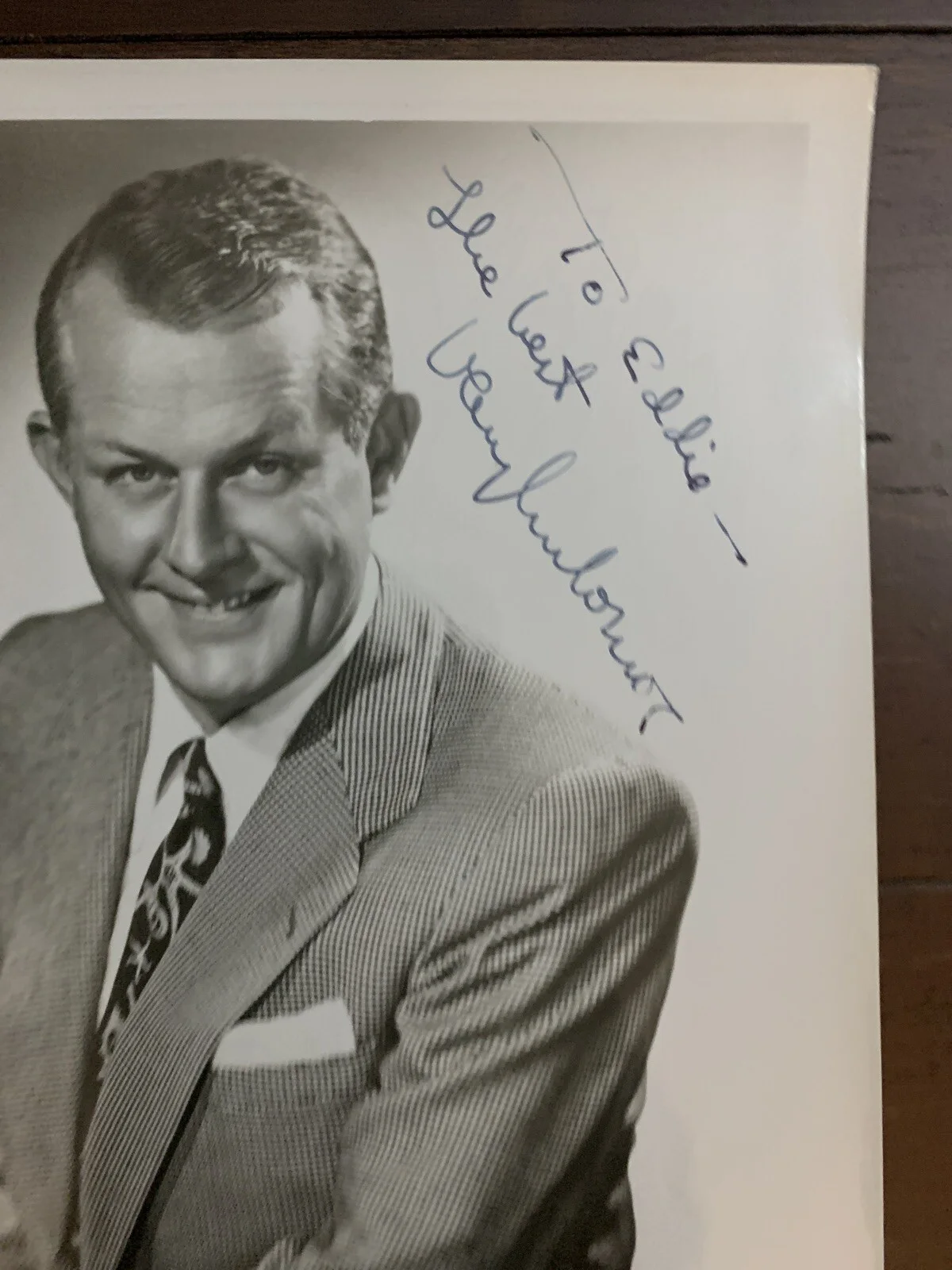 Vaughn Monroe Signed Autograph Photo 1950's Band Leader Singer Trumpeter 8 X 10, image 3