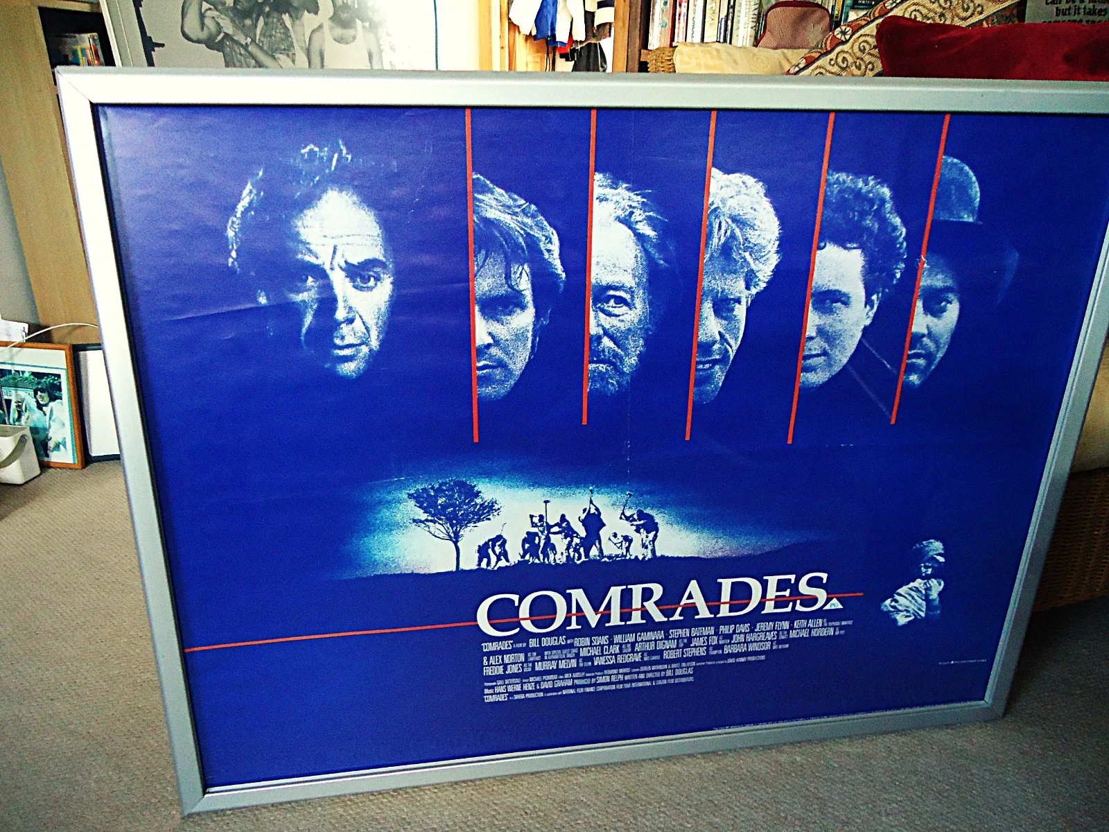 COMRADES UK QUAD MOVIE POSTER 1986 VINTAGE FILM POSTER BILL DOUGLAS RARE POSTER, изображение 2