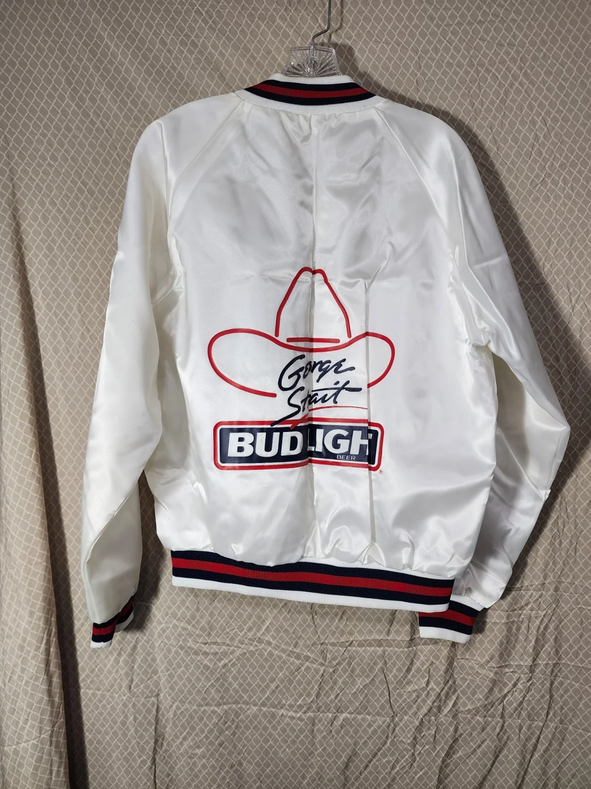 George Strait Autographed Tour Jacket Bud Light, image 4