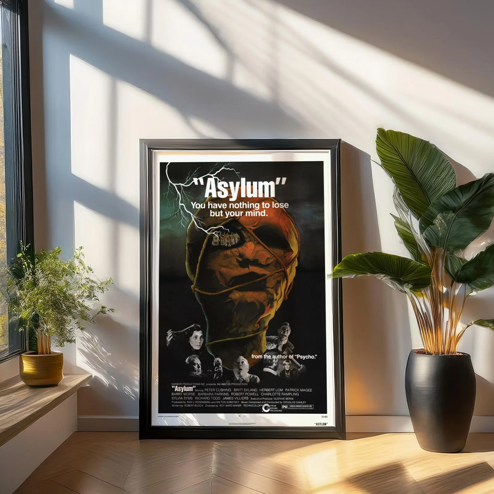 Asylum - 1972 Amicus Horror Film Restored 27.2" x 41" US One Sheet Poster, изображение 3