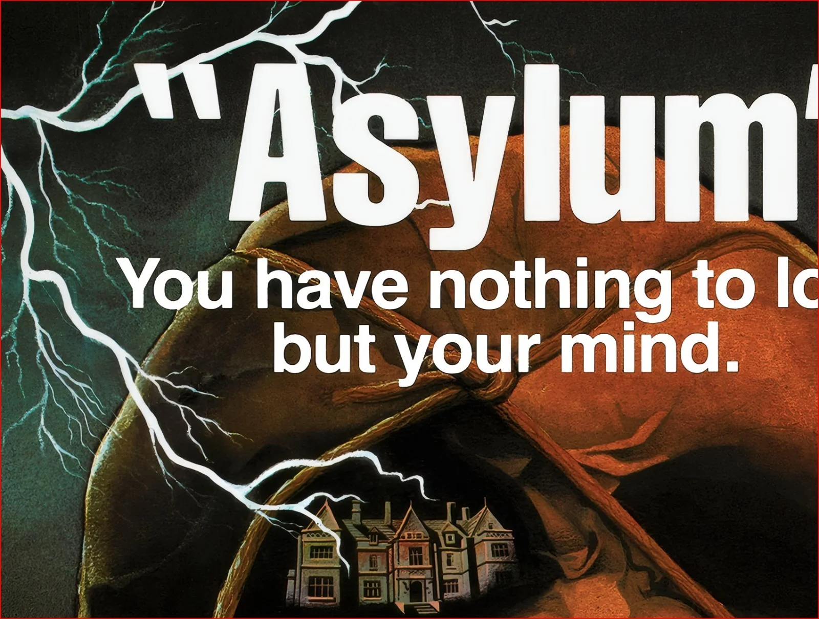 Asylum - 1972 Amicus Horror Film Restored 27.2" x 41" US One Sheet Poster, изображение 4