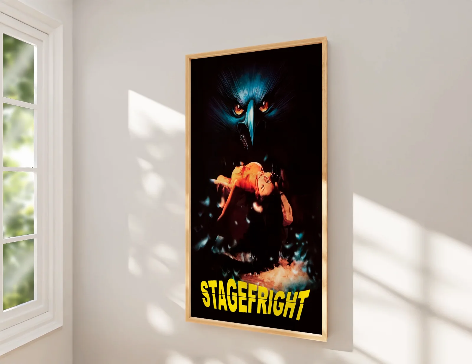Stage Fright - 1987 Italian Horror Film Restored 27.2" x 41" US One Sheet Poster, изображение 2