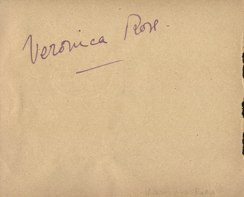 Celia Johnson, Veronica Rose — CELIA JOHNSON - AUTOGRAPH SENTIMENT SIGNED CO-SIGNED BY: VERONICA ROSE, image 2