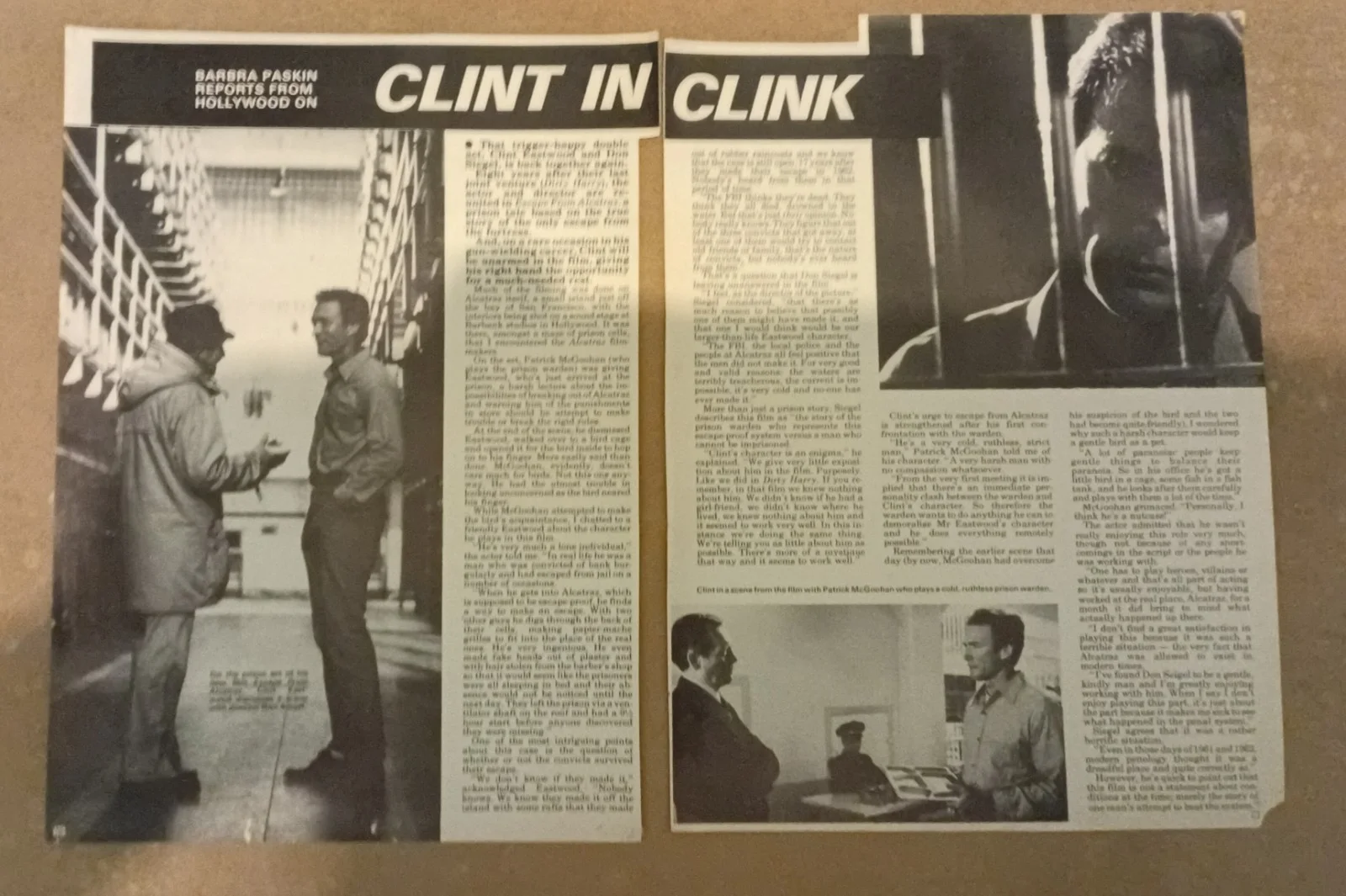 CLINT EASTWOOD MOVIES MAGAZINE & NEWSPAPER CLIPPINGS SELECTION 2, изображение 3