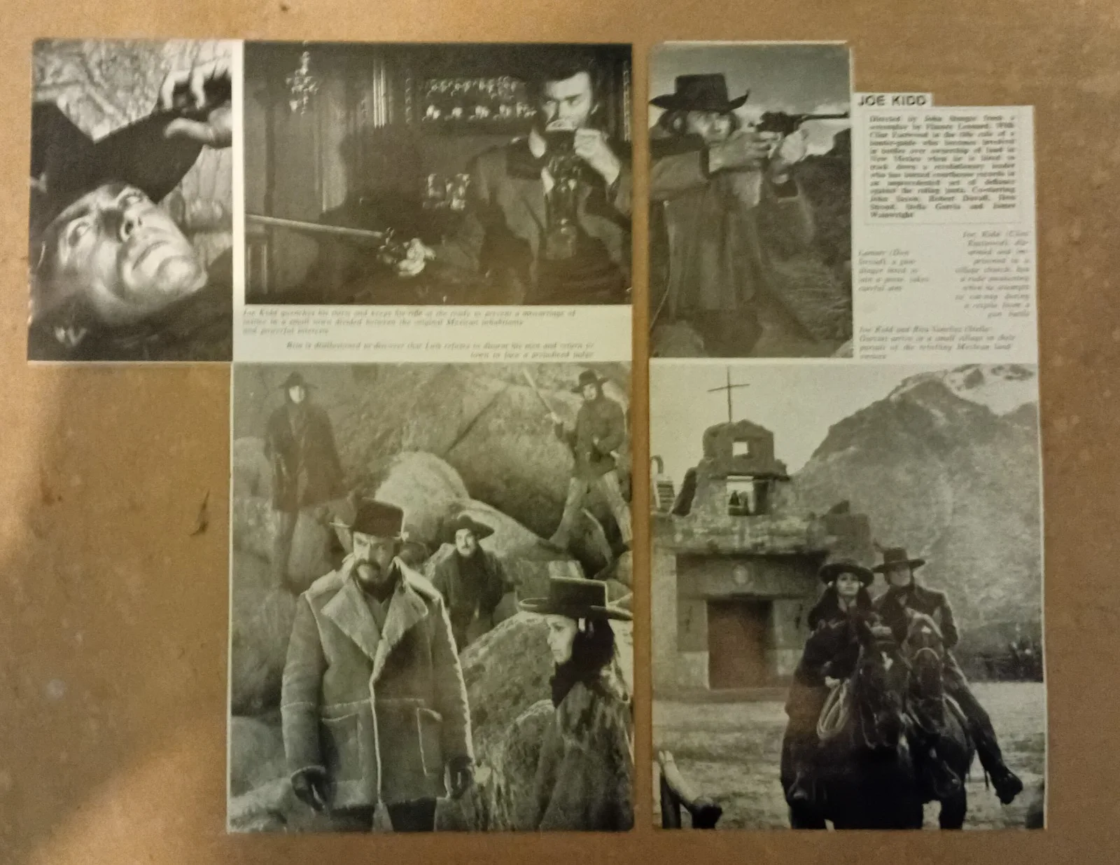 CLINT EASTWOOD WESTERN MOVIES MAGAZINE & NEWSPAPER CLIPPINGS, изображение 3