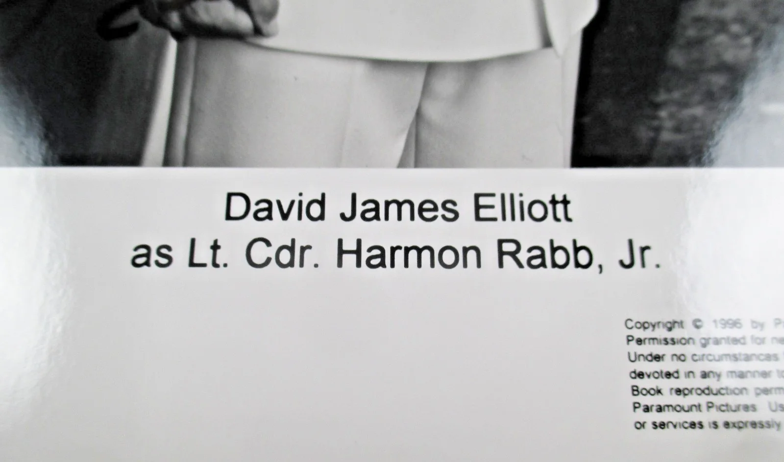 David James Elliott — David James Elliott "JAG" Autograph SIGNED 'Harmon Rabb' 8x10 Photo 1996, image 2