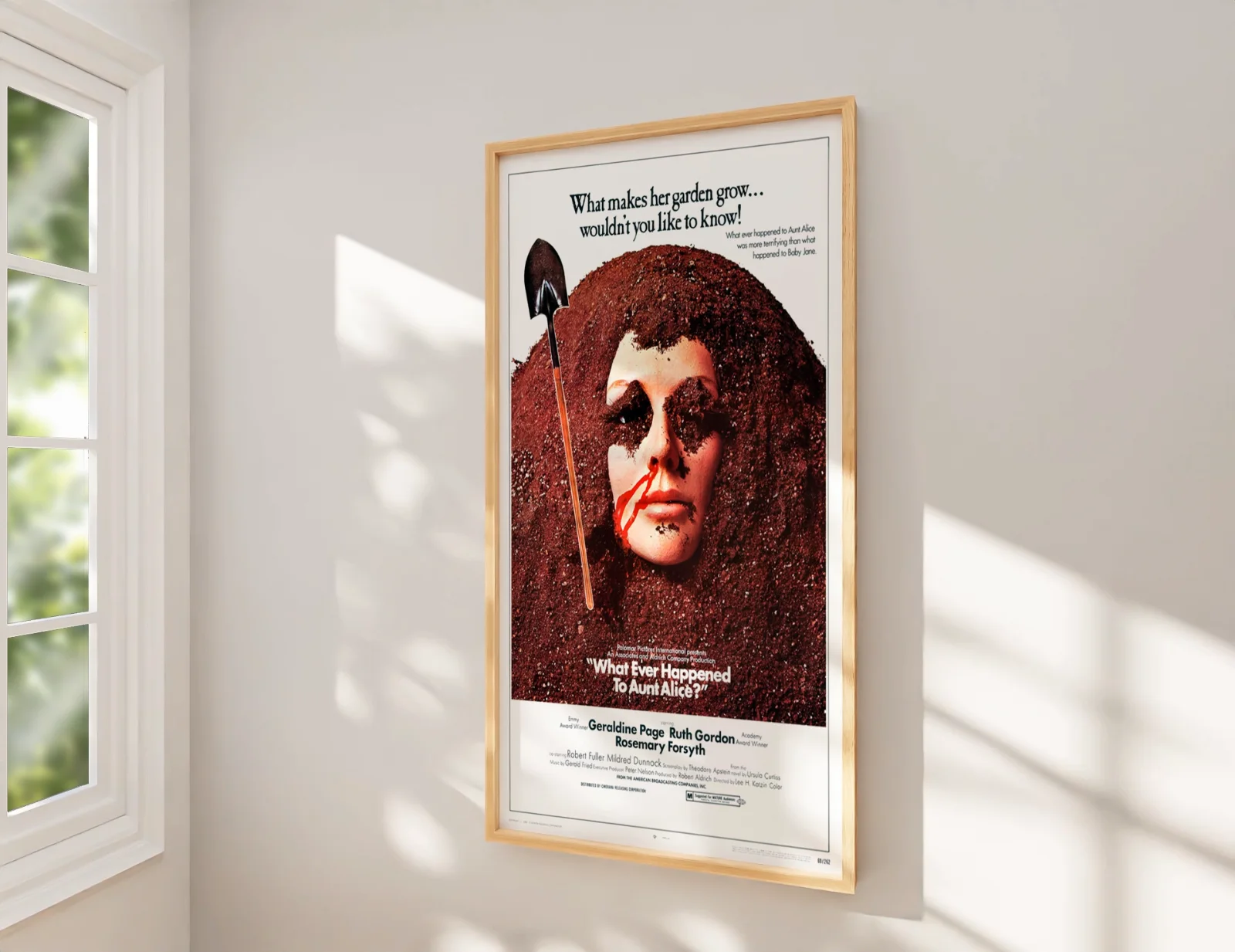 What Ever Happened to Aunt Alice? 1969 Horror Restored 27.2" x 41" US One Sheet, image 2