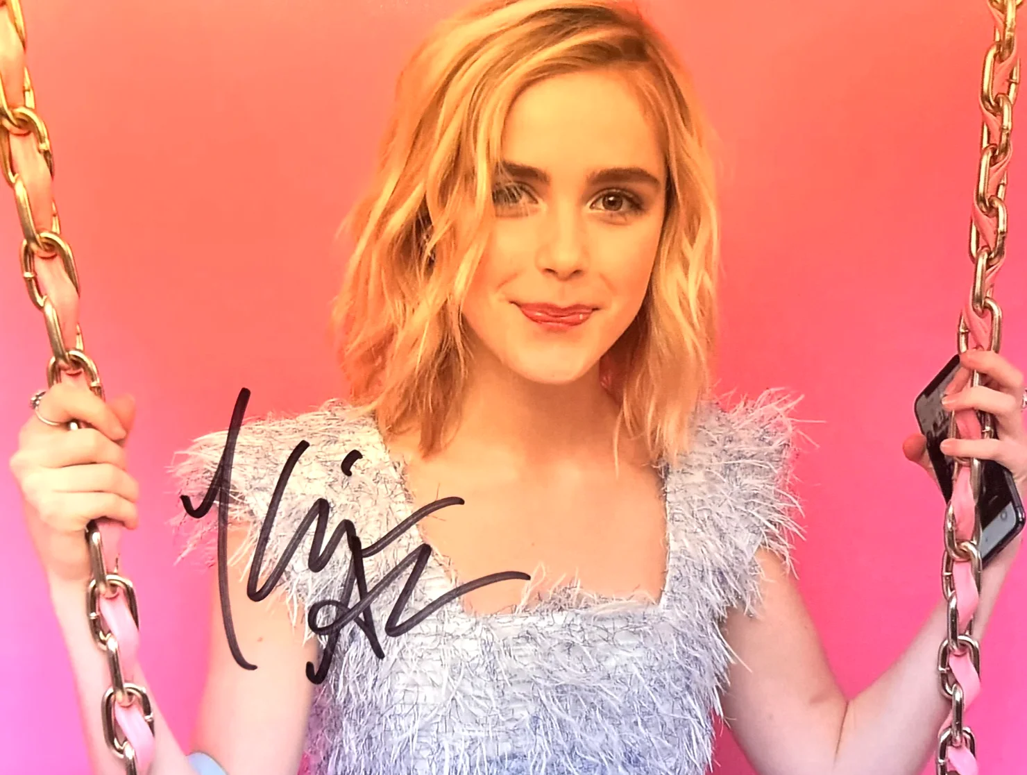 Kiernan Shipka — Kiernan Shipka (Adventures of Sabrina) Signed 8x10" Authentic Autograph w/COA, image 4
