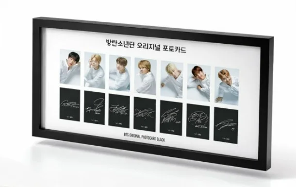 BTS — Official BTS Photocard 2-Set Collection Frame (7 Photos + 7 Autographs) Gift, изображение 2