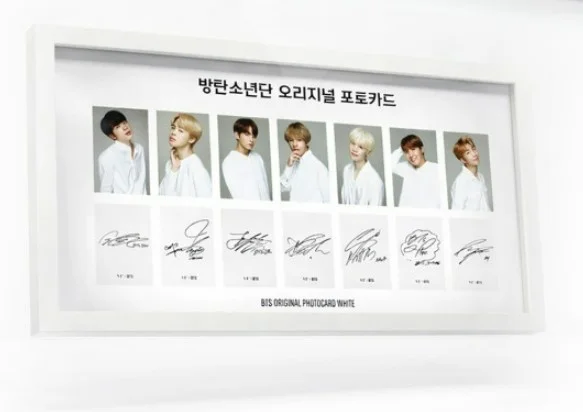 BTS — Official BTS Photocard 2-Set Collection Frame (7 Photos + 7 Autographs) Gift, изображение 3