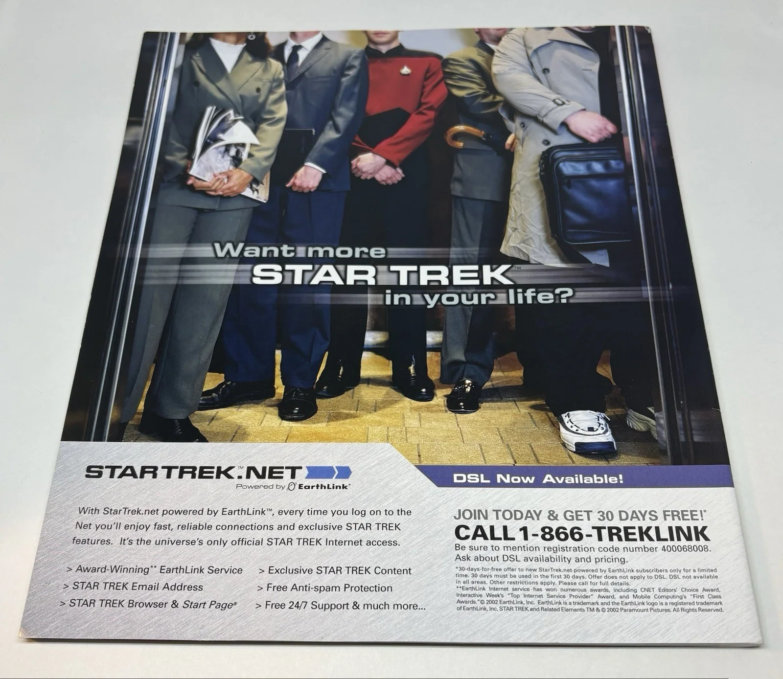 Ethan Phillips — Autographed Ethan Phillips Star Trek The Magazine Aug 2002 Vol 3 Issue 04 Neelix, изображение 3