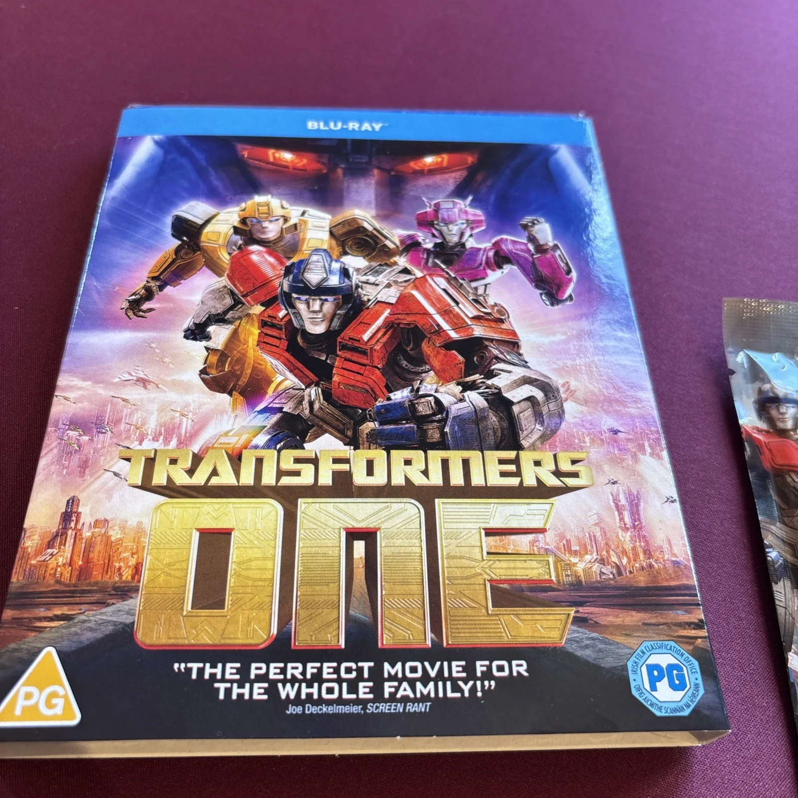 Transformers One Blu Ray and 3D Transforming Card Memorabilia Promotional Bundle, image 2