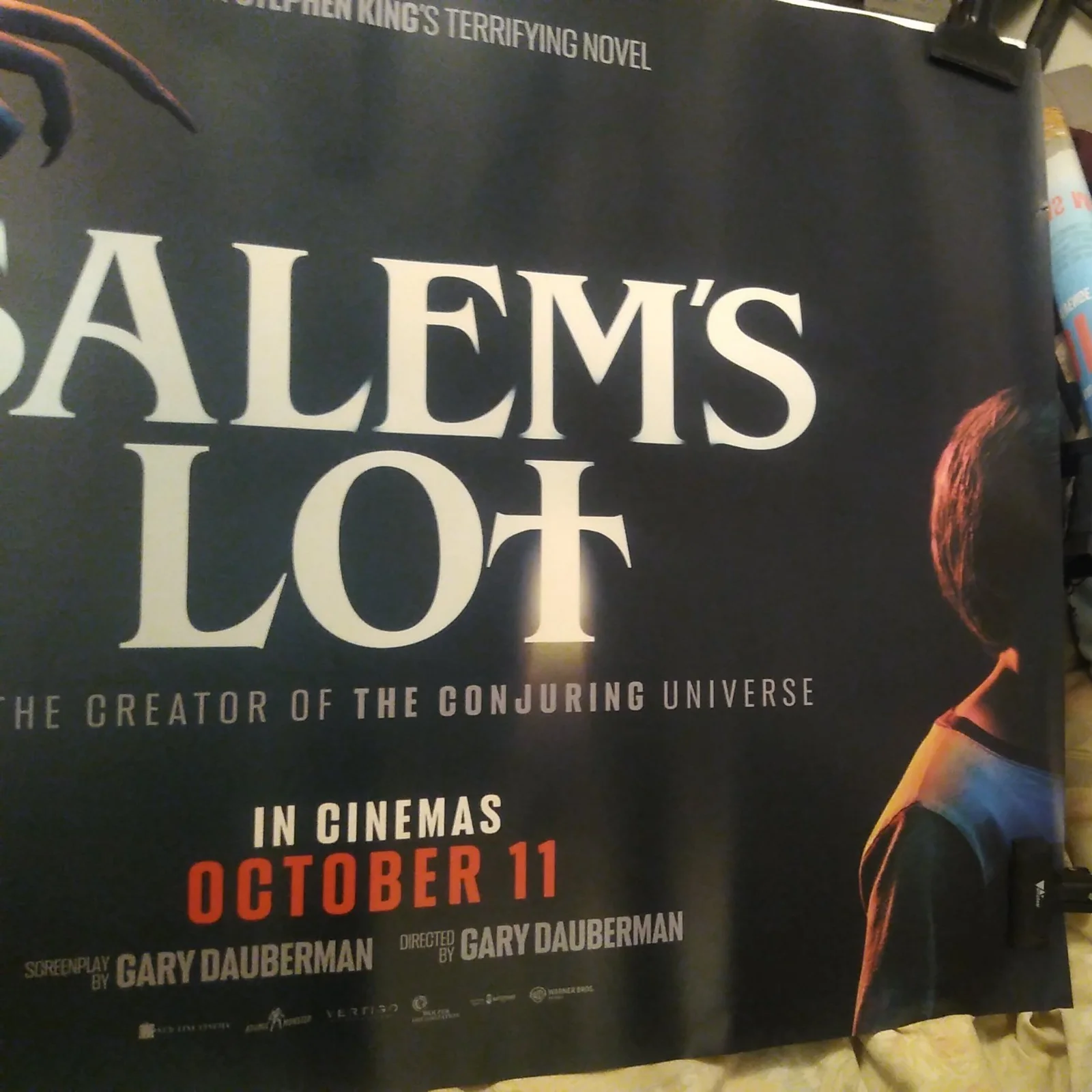 Salem's Lot - Original Rolled UK Double Sided Quad Poster, изображение 2