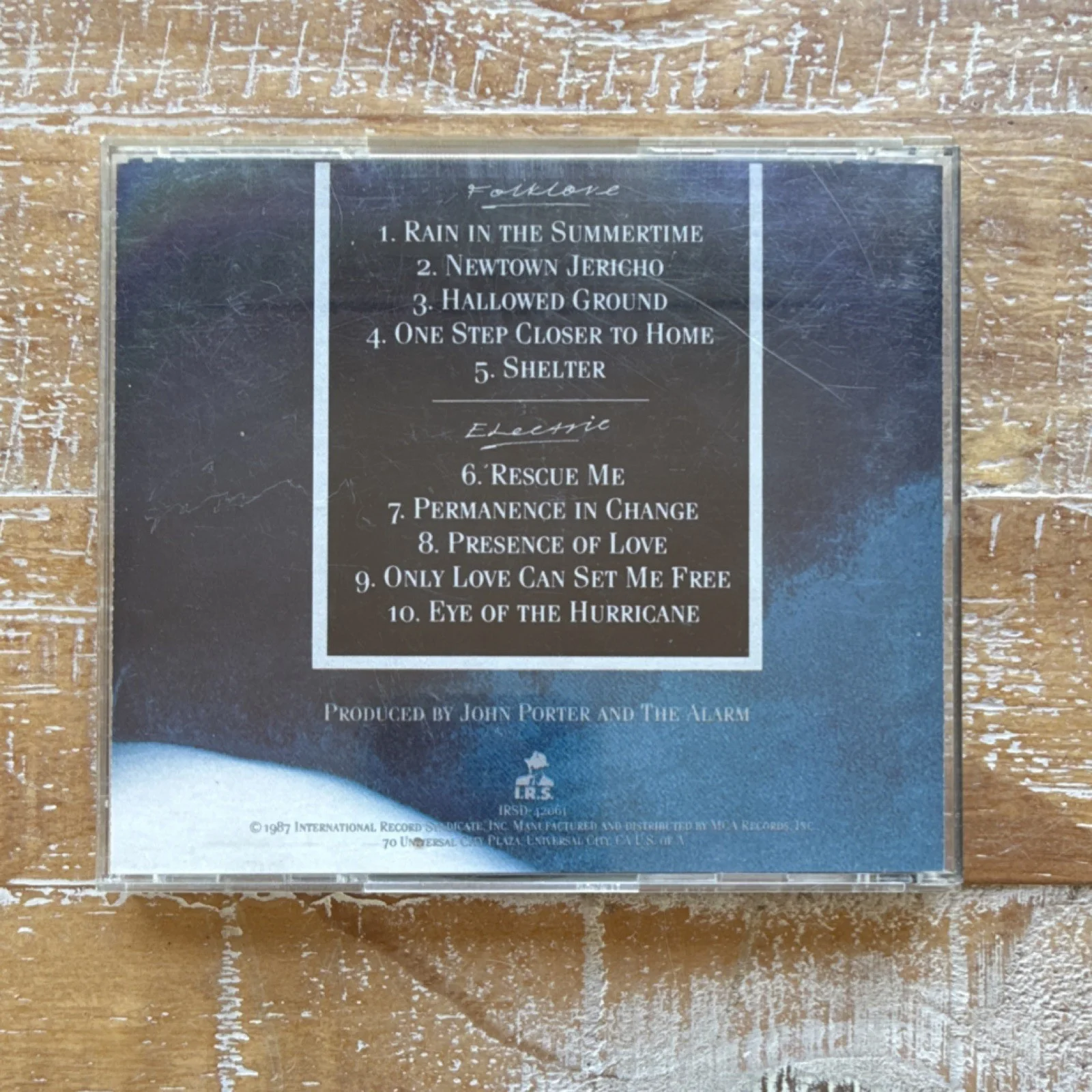 The Alarm: Eye of the Hurricane CD- Mike Peters Autograph Insert, image 2
