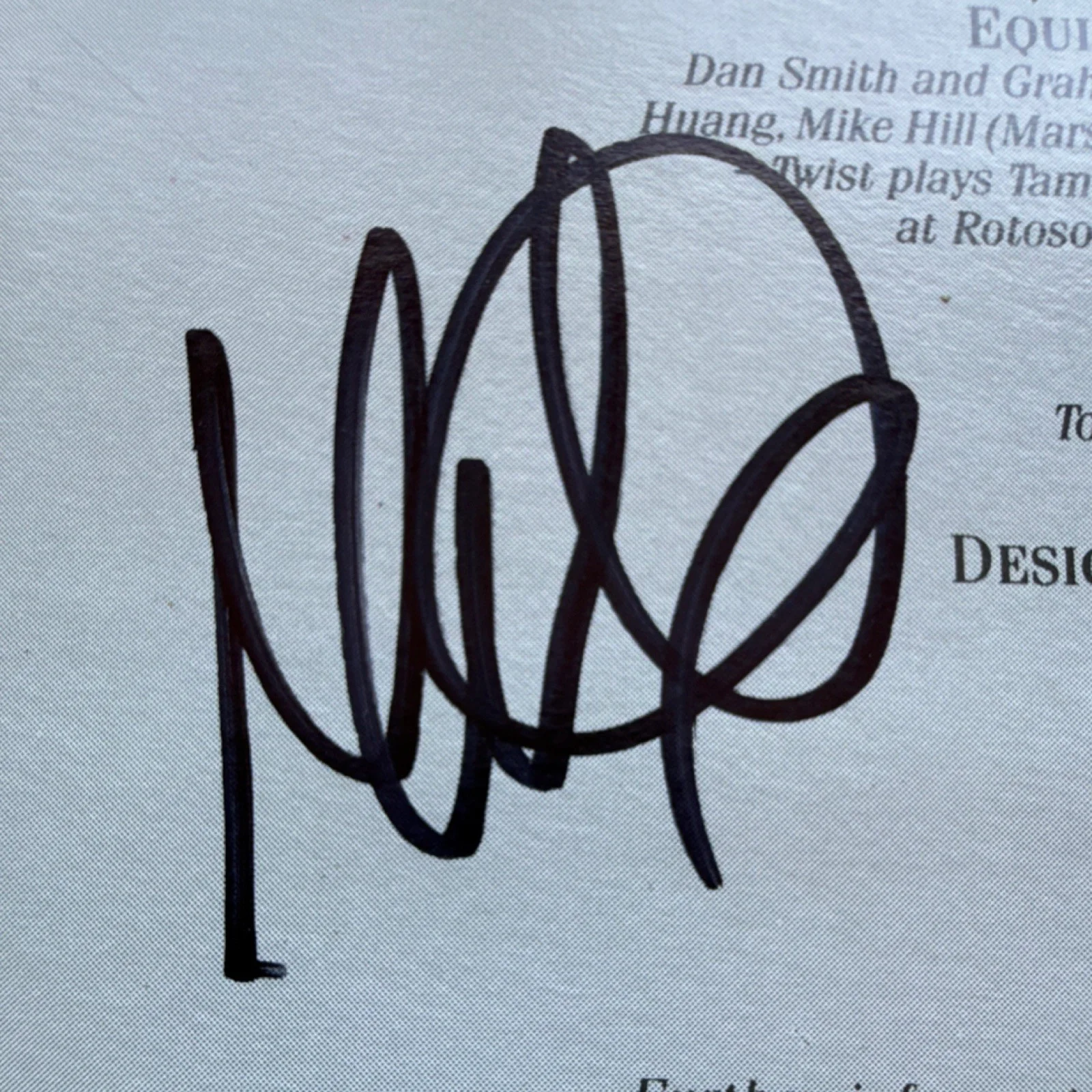 The Alarm: Eye of the Hurricane CD- Mike Peters Autograph Insert, image 4