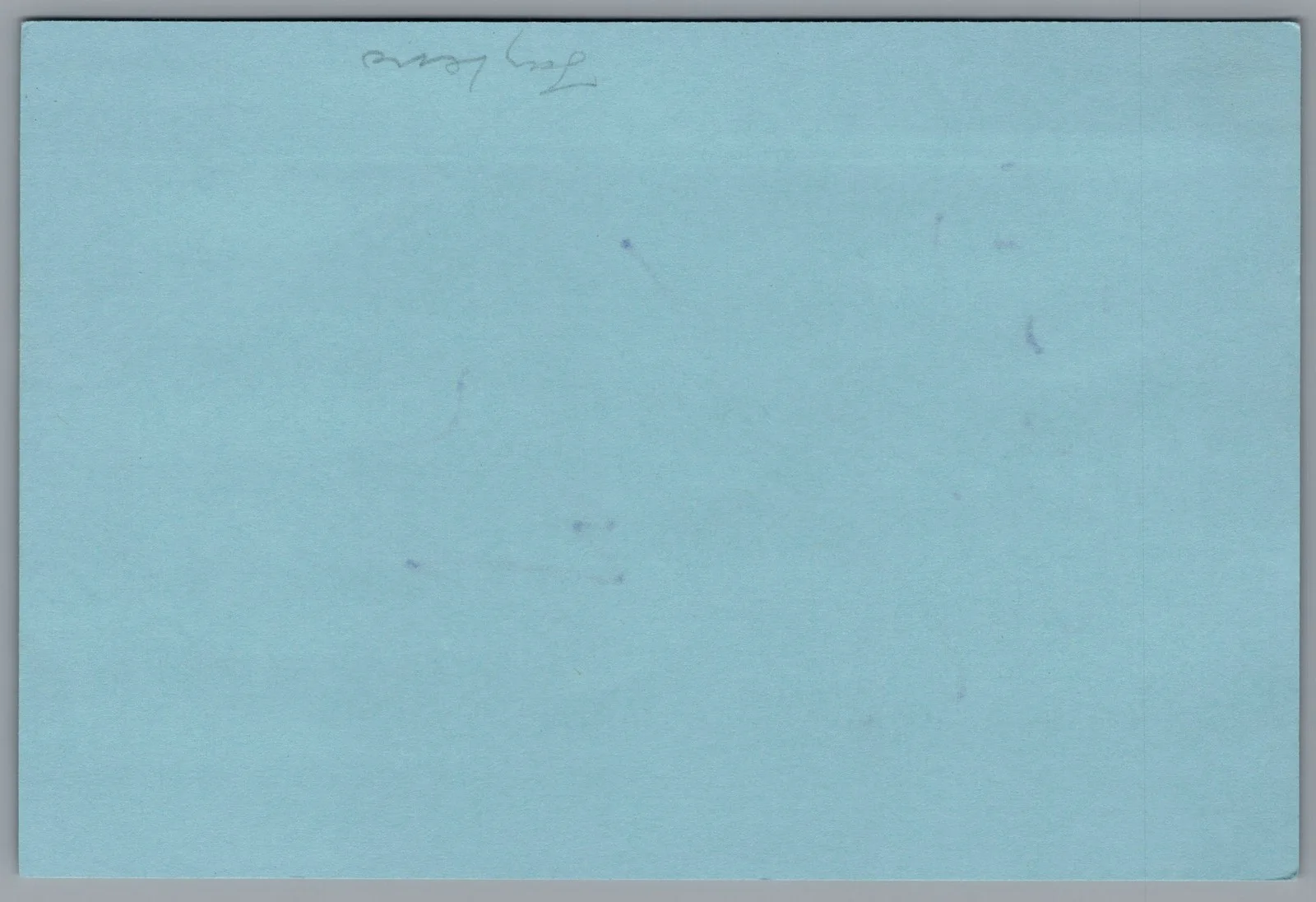 Jay Leno — Jay Leno Signed 4x6 Index Card The Tonight Show Autographed, image 2