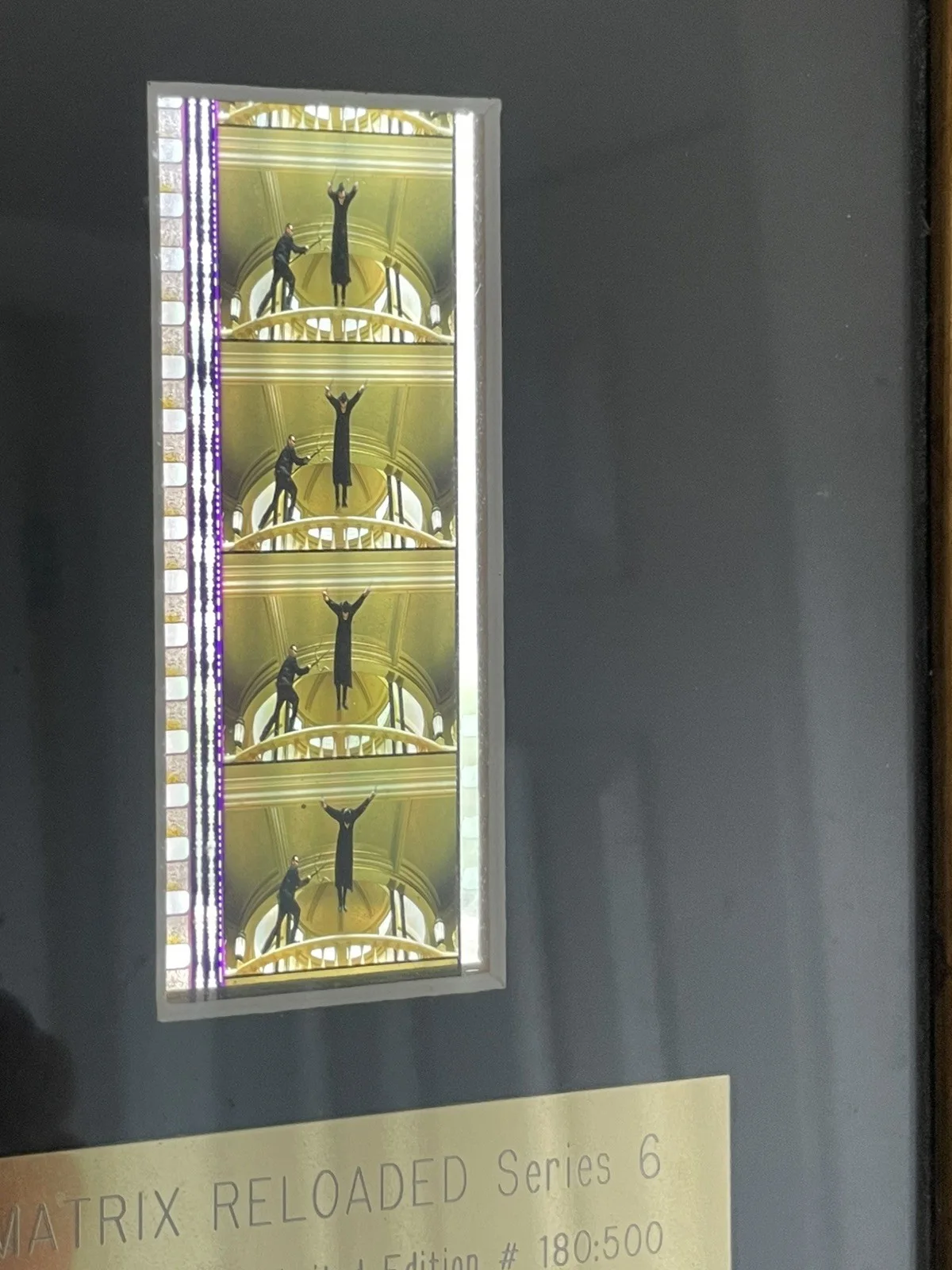 Matrix Reloaded Limited Edition Photo THE TWINS With Film Cell 180 of 500, изображение 5