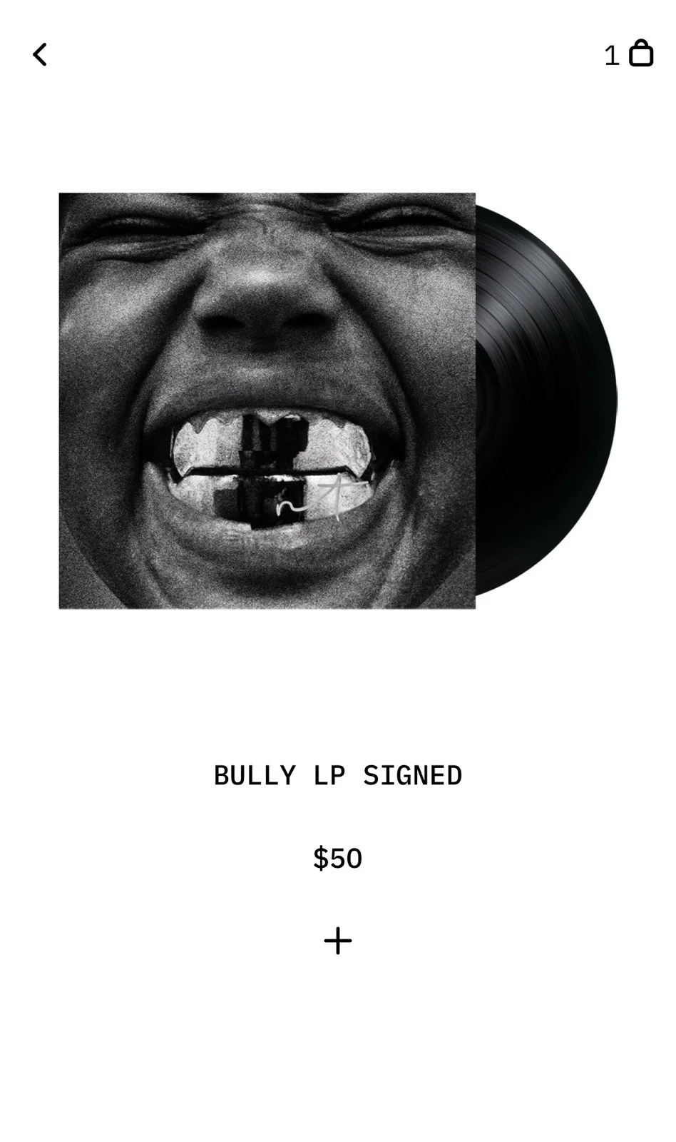 Original Kanye (Ye) Signed Autographed BULLY LP Vinyl Record, image 2