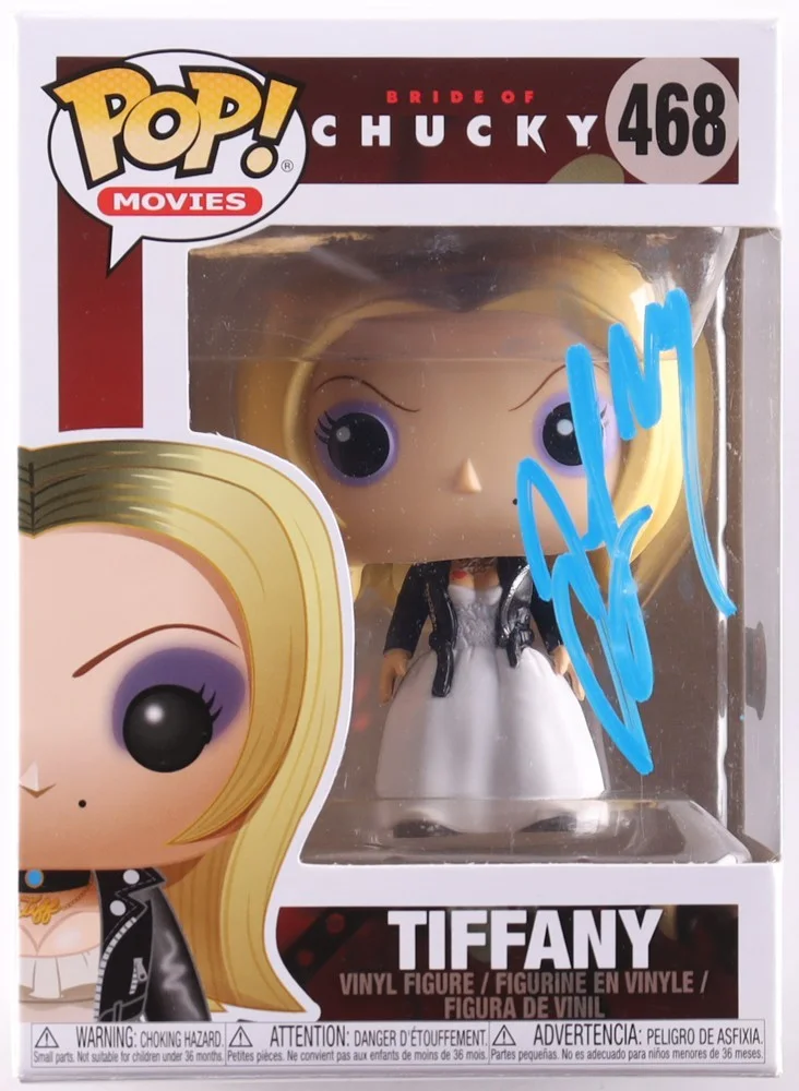 Jennifer Tilly — Jennifer Tilly signed Bride of Chucky Tiffany Funko Pop! 468 autograph JSA