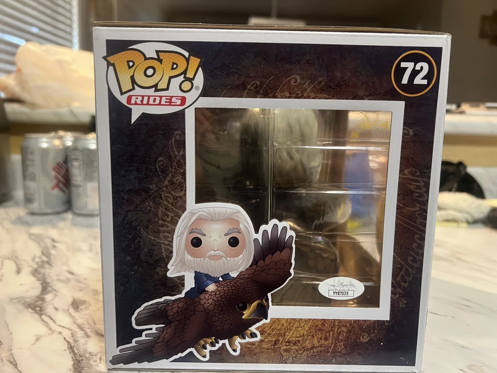 Ian McKellen Autographed Gandalf On Gwaihir Funko Pop Signed Funko Pop JSA LOA, изображение 2