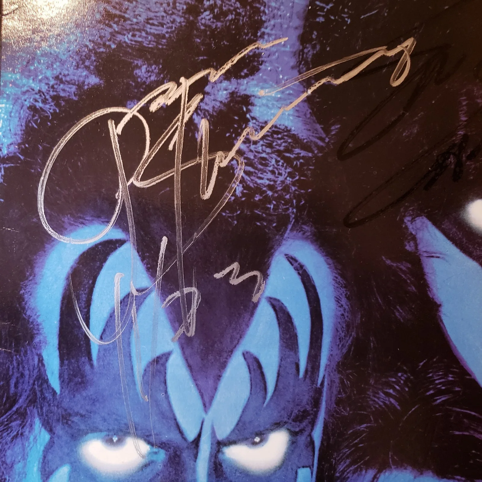Álbum LP Kiss Ace Frehley Eric Carr Firmado Autografiado Criaturas de la Noche, изображение 2