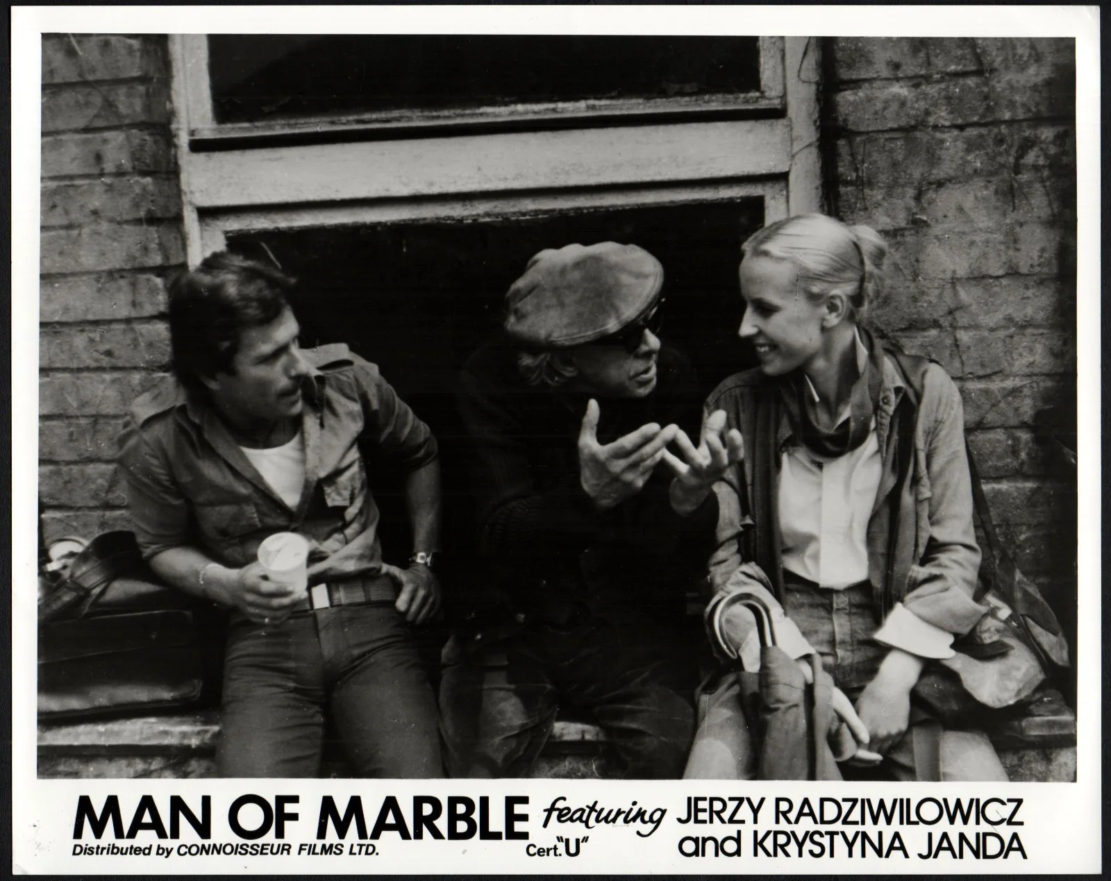 MAN OF MARBLE 1977 Andrzej Wajda Jerzy Radziwilowicz 2 10x8 STILLS, image 2