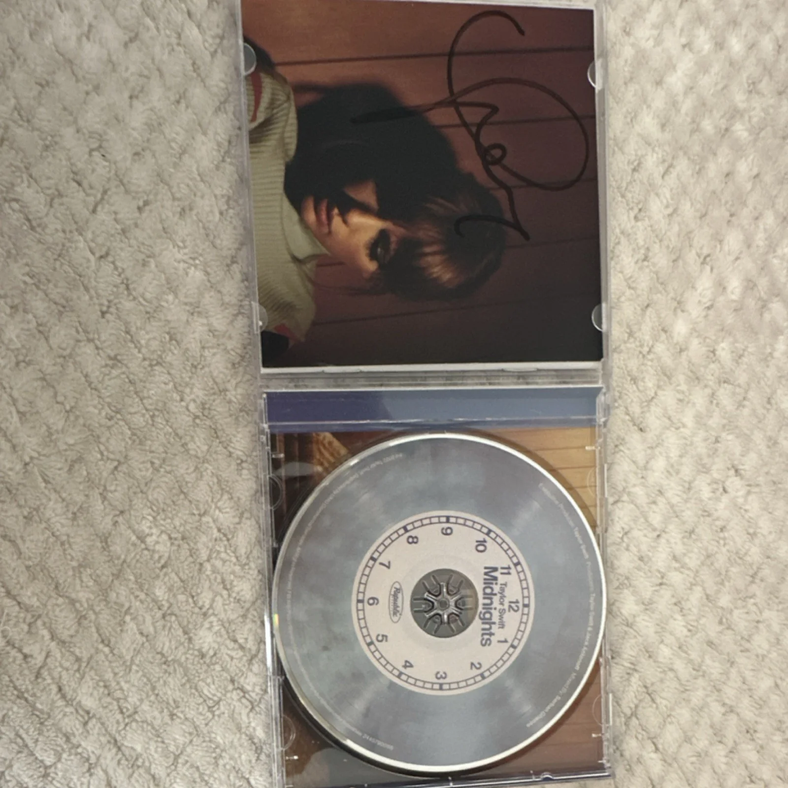 Taylor Swift Midnights Moonstone Blue with Hand Signed Photo, image 3