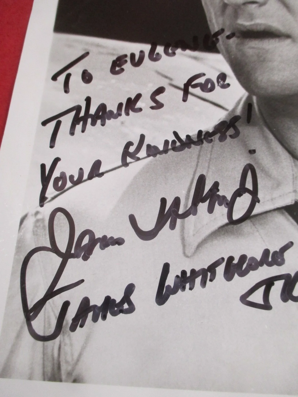 James allen Whitmore Jr — 8x10 Autographed Photo & Black SHEEP James Allen Whitmore Jr. 1977, изображение 3