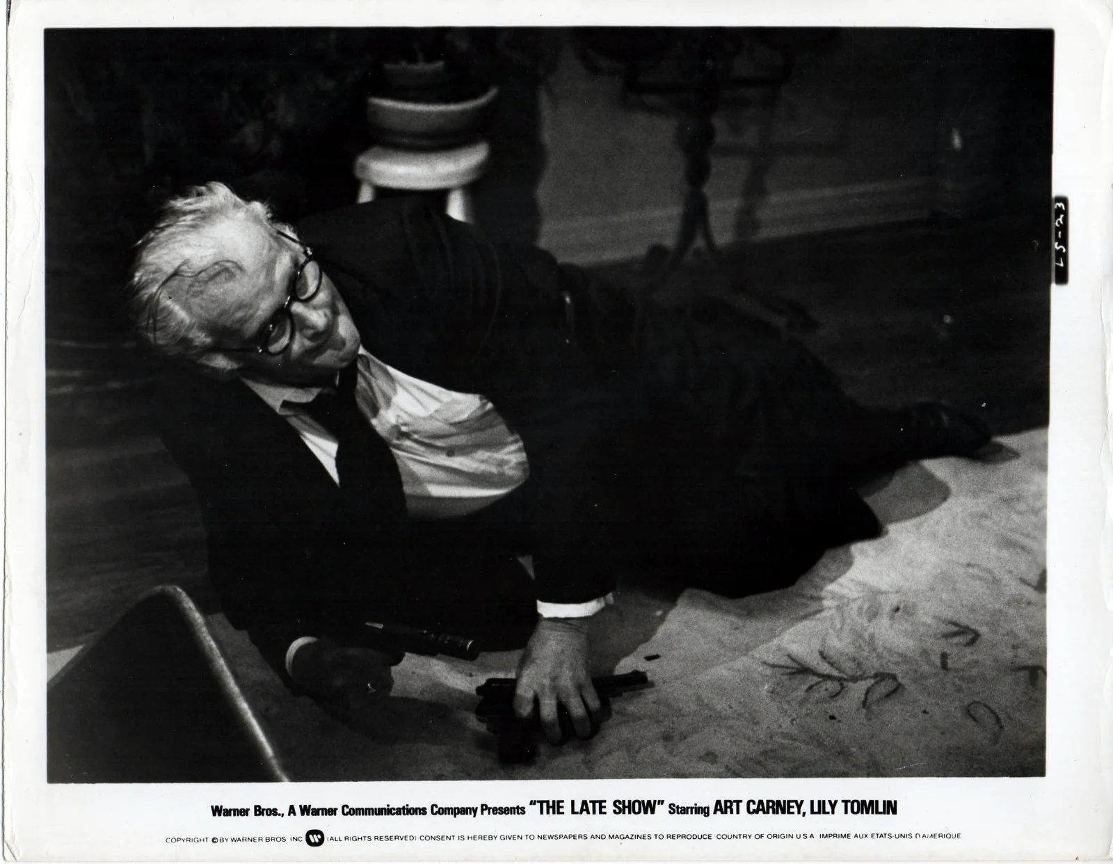 LATE SHOW 1977 Art Carney Lily Tomlin John Considine 5 10x8 STILLS, изображение 3