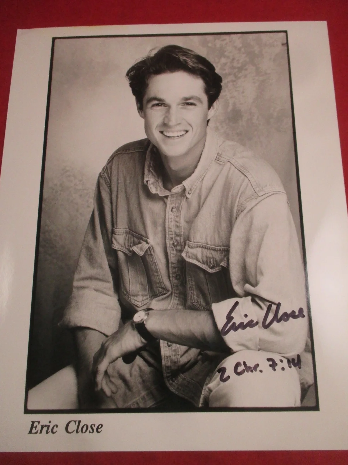 Eric Close Signed Autograph Black Sharpie 8x10 PHOTO, image 5
