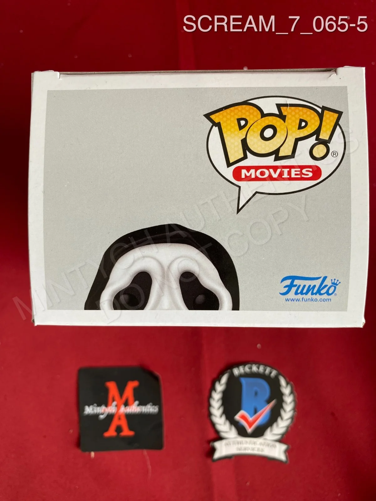 Ethan Embry, Kraig Dane — Ethan Embry Kraig Dane dual signed Ghost Face Funko Pop #1607 Scream 7 Beckett, изображение 5