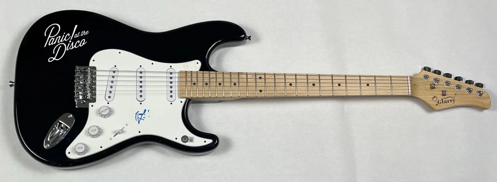 Panic! At The Disco Brendon Urie Signed Autograph Electric Guitar Beckett COA, изображение 3