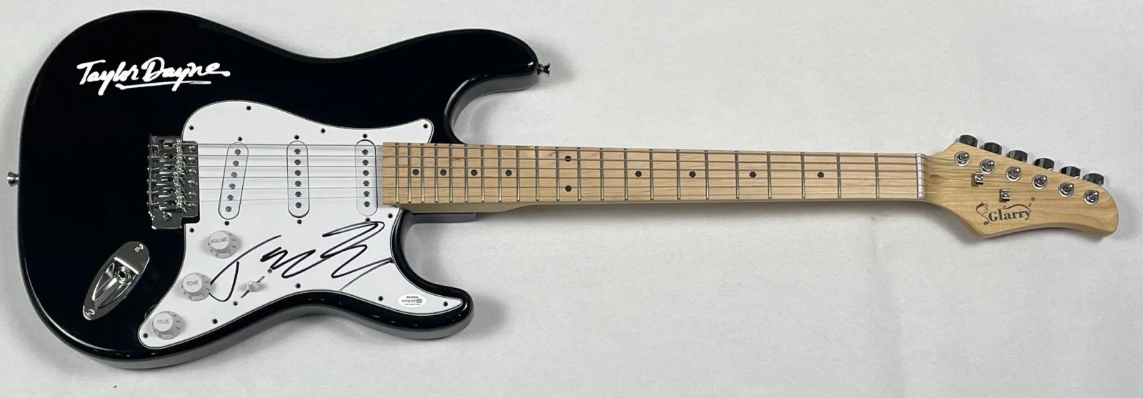 Taylor Dayne Signed Autograph Electric Guitar Tell It To My Heart Singer ACOA, изображение 3