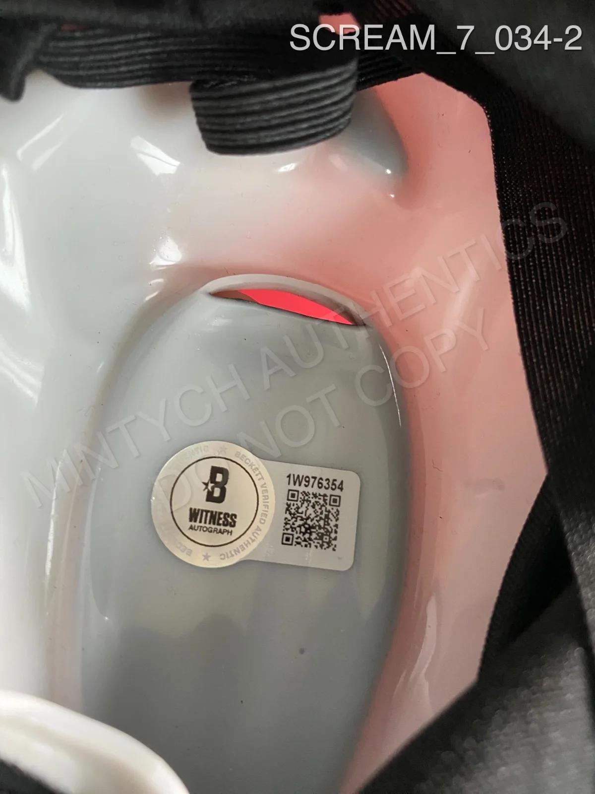 Ethan Embry, Kraig Dane — Ethan Embry Kraig Dane dual signed Ghost Face Fun World Mask Scream 7 Beckett, image 2