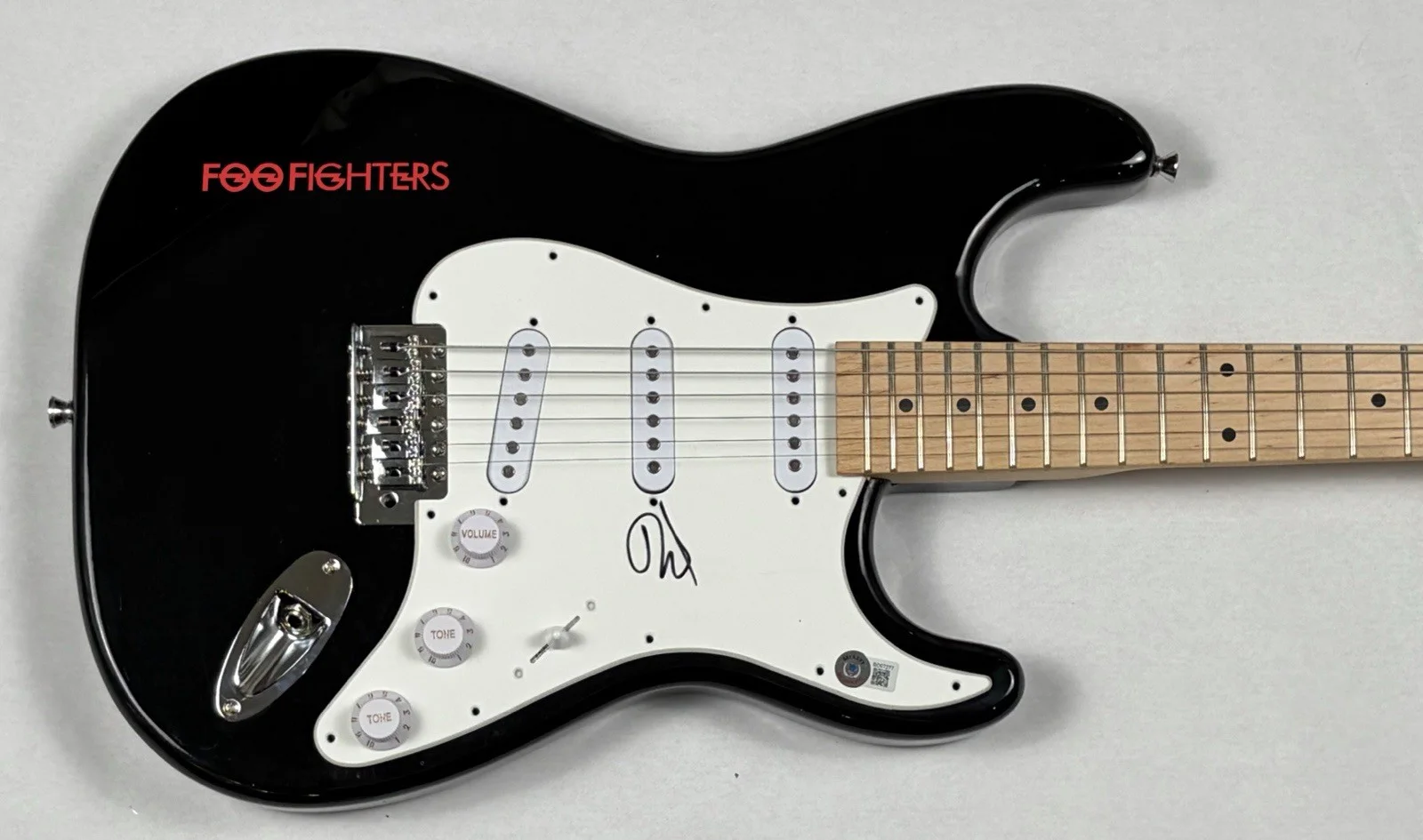 Dave Grohl Foo Fighters Signed Autograph Electric Guitar Nirvana Beckett COA, image 3