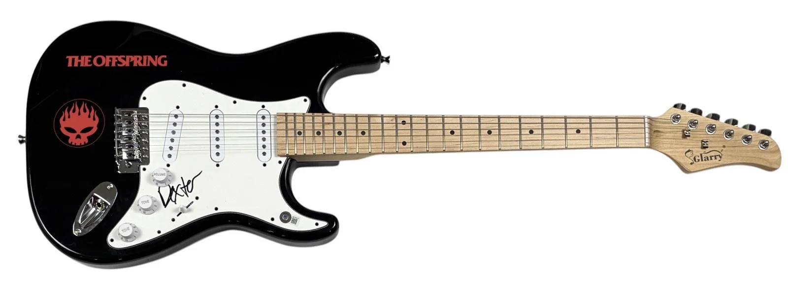 Dexter Holland THE OFFSPRING Signed Autograph Electric Guitar Singer Beckett COA, image 2