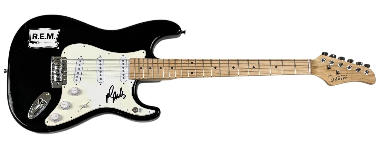 Mike Mills R.E.M. Signed Autograph Electric Guitar REM Band Bassist BAS COA, изображение 2