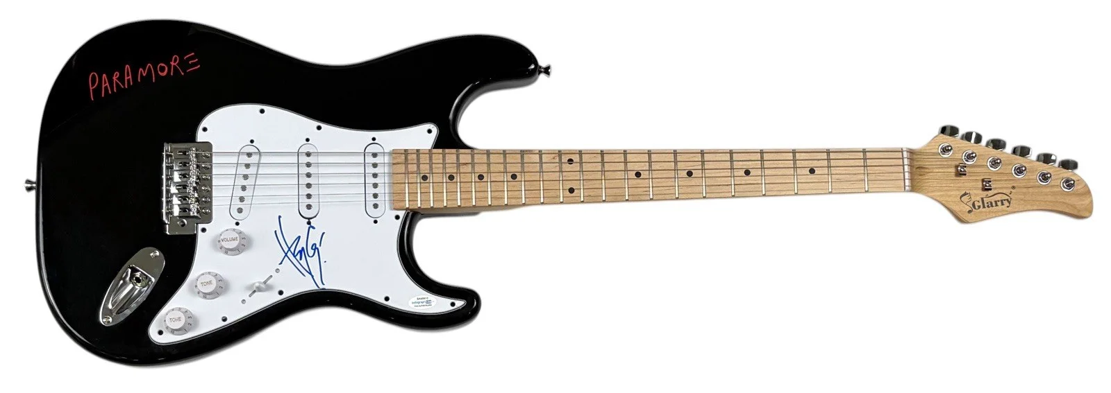Paramore Hayley Williams Signed Autograph Electric Guitar Band Singer ACOA COA, image 2