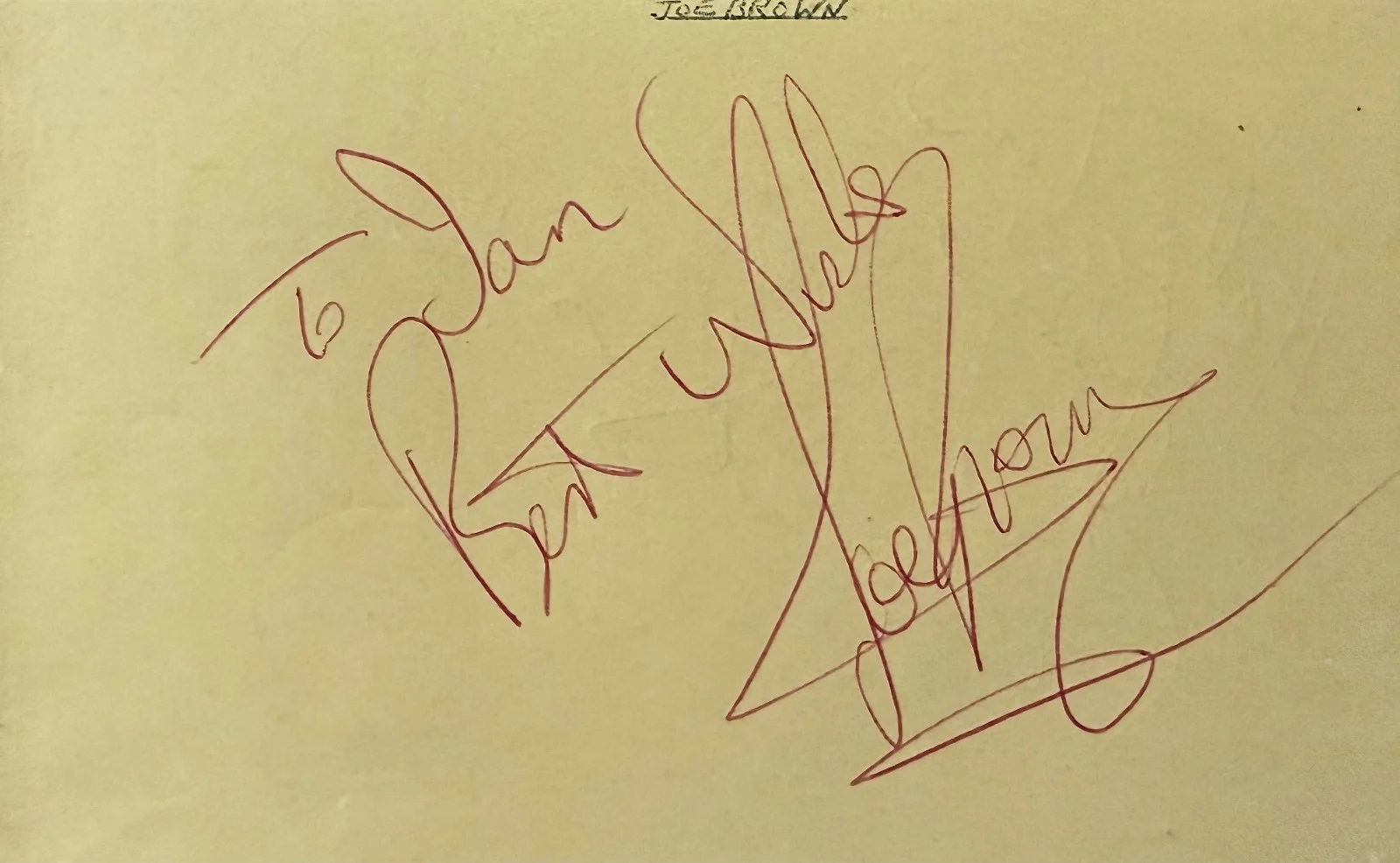 Eleanor Bron, Joe Brown — ELEANOR BRON & JOE BROWN Dual Signed Autographed 3x5 ALBUM PAGE Help! Bedazzled, image 2